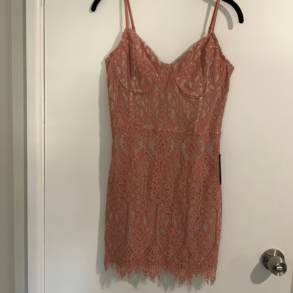 Express mini dress (peach)